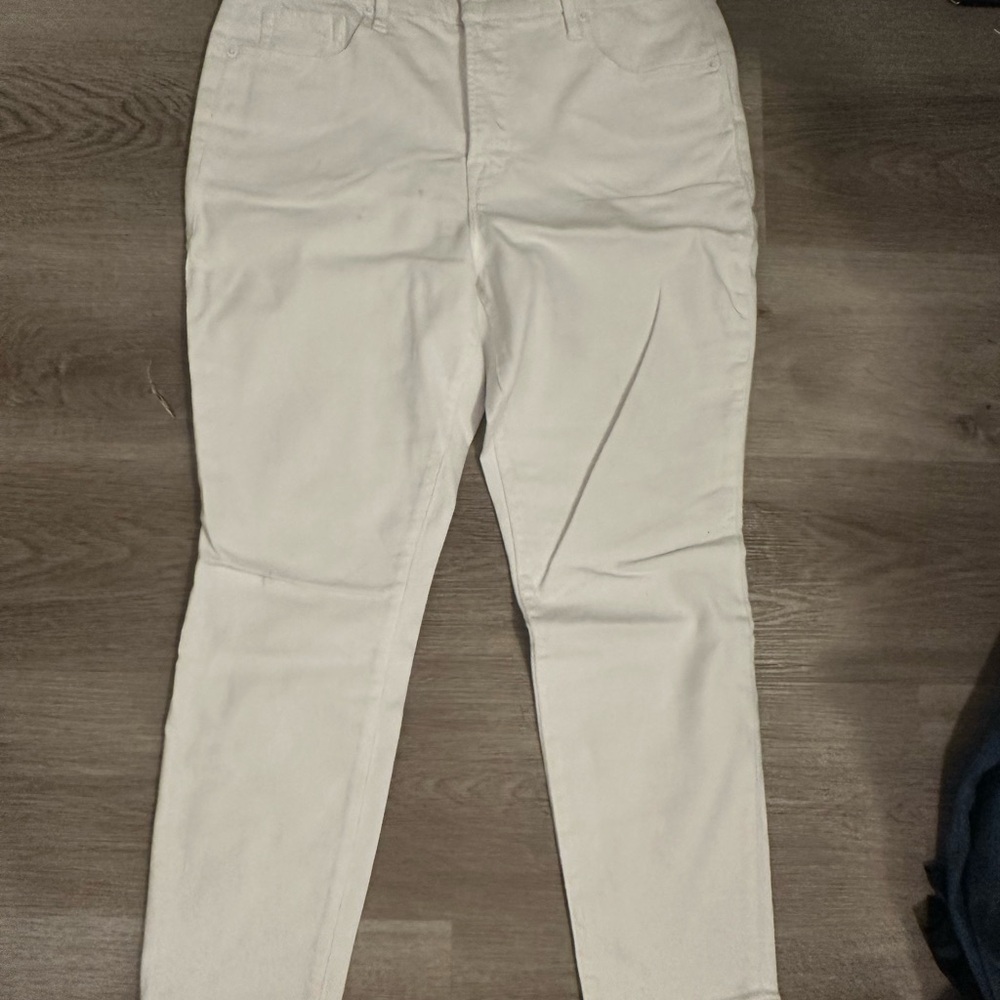 Good American Women's White Skinny Jeans
